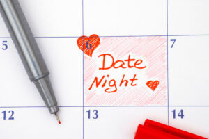 Date Night stock image